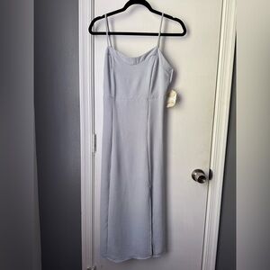 Altar’s State Elegant Blue Spaghetti Strap Dress women’s size large